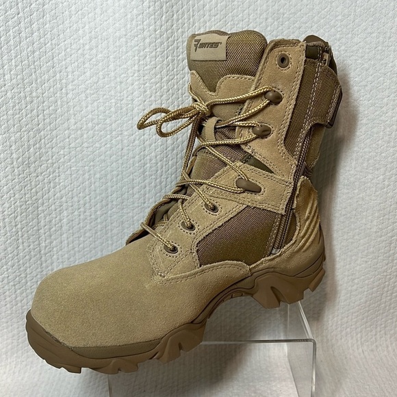 Bates Other - BATES Men’s Combat GX-8 Waterproof Composite Toe Side Zip Tactical Boot Size 4